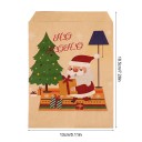 24 Stück Papier Weihnachtsgeschenktüten mit Weihnachtsmotiven 18,5 x 13 cm Bunte Geschenktüten Ökologisch Verpackt Geeignet für Weihnachten und Feiern 3