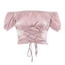 Crop top för damer med snörning B393 1