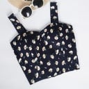 Dámský crop top se vzorem 4