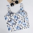 Dámský crop top se vzorem 12