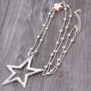 Collar largo de mujer con estrella 1