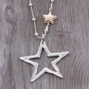 Collar largo de mujer con estrella 6