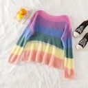 Suéter arcoiris mujer A2326 3