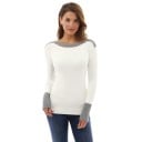 Suéter bicolor para mujer 1