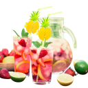 25 stuks Hawaiiaanse ananas rietjes voor drinken Herbruikbare plastic rietjes met decoratie Tropisch Strandfeest Bruiloft Zwembad Zomerfeest 4