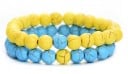 Bracciale di perline da donna 2 pezzi J3231 3