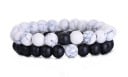 Bracciale di perline da donna 2 pezzi J3231 6