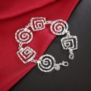 Kvinnors massivt armband H139 4