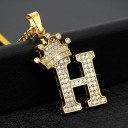 Kvinnors brevhalsband med krona 8