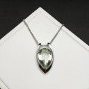 Damhalsband med ametist G654 4