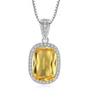 Damhalsband med citrin 1