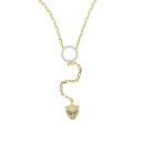 Damhalsband med en jaguar 1