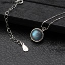 Damhalsband med sten A1432 2