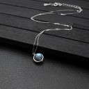 Damhalsband med sten A1432 3