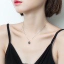 Damhalsband med sten A1432 4