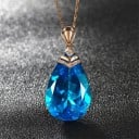 Damhalsband med sten D444 4