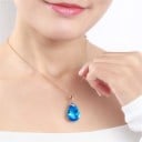 Damhalsband med sten D444 5