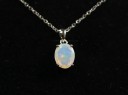 Damhalsband med sten D777 1