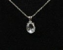 Damhalsband med sten D777 3