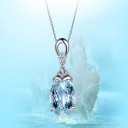 Damhalsband med sten M51 3