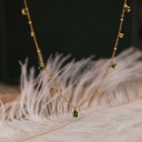 Damhalsband med stenar 3