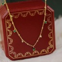 Damhalsband med stenar 4