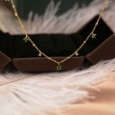 Damhalsband med stenar 5