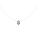 Damhalsband med sten G633 1