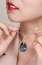 Damhalsband med droppe D513 4
