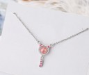 Damhalsband med katt D717 1