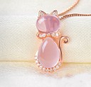 Damhalsband med katt G561 4