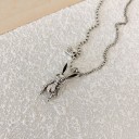 Damhalsband med kanin 3