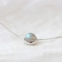 Damhalsband med cirkulärt hänge D445 1