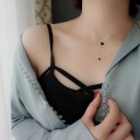 Damhalsband med cirkulärt hänge D449 4