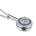 Damhalsband med cirkulärt hänge D567 2