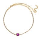 Damhalsband med kristall G710 2