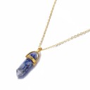 Damhalsband med kristall J92 4