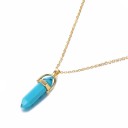 Damhalsband med kristall J92 7