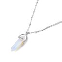 Damhalsband med kristall J92 10