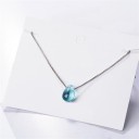 Damhalsband med kristall M104 2