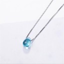 Damhalsband med kristall M104 5