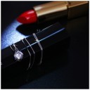 Damhalsband med kristall M39 4