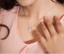 Damhalsband med kristall M82 5