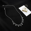 Damhalsband med kristaller G545 4