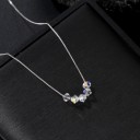 Damhalsband med kristaller G570 3