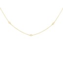 Damhalsband med kristaller M18 2