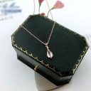 Damhalsband med en droppe av kristall 2
