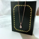 Damhalsband med en droppe av kristall 3