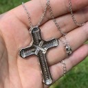 Damhalsband med kors 6
