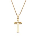 Damhalsband med kors D109 3